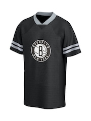 Fanatics NBA Brooklyn Nets Foundation American Football Fashion Black Top - Image 3 of 3