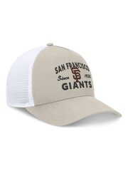 Fanatics MLB San Francisco Giants Structured Curve Frame Adjustable Snapback 100% Cotton Brown Hat - Image 1 of 4