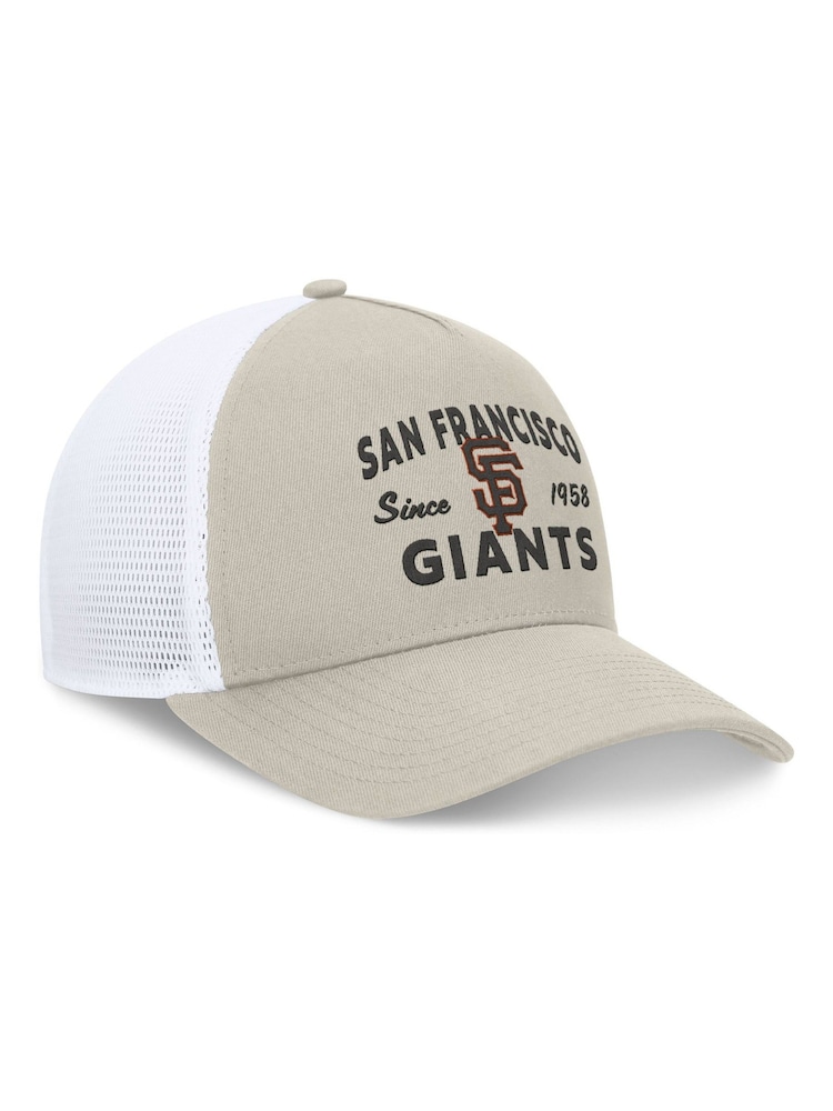 Fanatics MLB San Francisco Giants Structured Curve Frame Adjustable Snapback 100% Cotton Brown Hat - Image 1 of 4