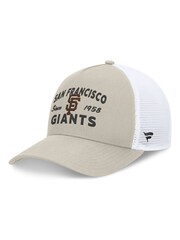 Fanatics MLB San Francisco Giants Structured Curve Frame Adjustable Snapback 100% Cotton Brown Hat - Image 2 of 4