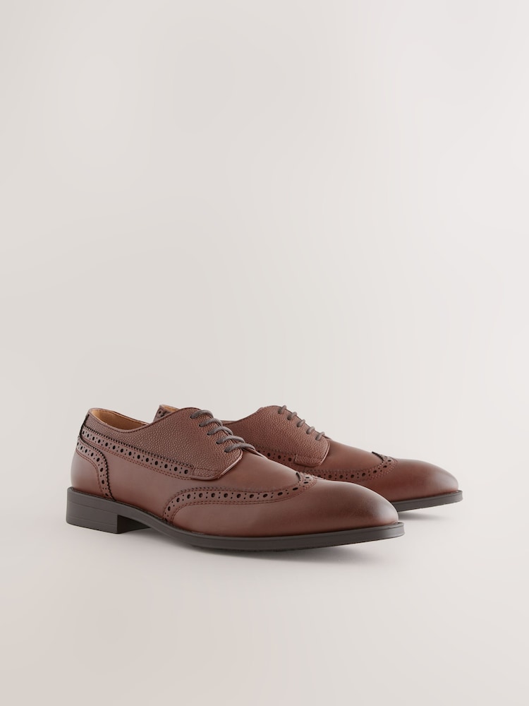 rjava - Dolgi brogue čevlji - Slika 1 iz 6 rjava - Dolgi brogue čevlji - Slika 1 iz 6