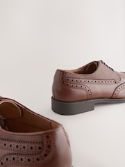Brown Longwing Brogue Shoes - Image 5 of 6