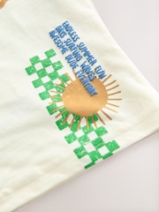 Ecru Beach 100% Cotton Short Sleeve Back Print T-Shirt (3mths-7yrs) - Image 4 of 4