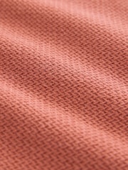 Rust Brown 100% Cotton Textured Pocket Tops & Shorts Set (3mths-7yrs) - Image 10 of 10