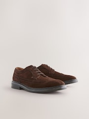 Brown Longwing Brogue Shoes - Image 1 of 7