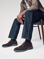 Brown Longwing Brogue Shoes - Image 2 of 7