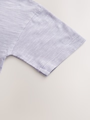 Purple Surf Vibes 100% Cotton Short Sleeve Graphic Print T-Shirt (3mths-8yrs) - Image 3 of 4
