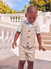 Baker by Ted Baker Shirt Waistcoat and Shorts Set - Image 2 of 9