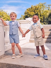 Baker by Ted Baker Shirt Waistcoat and Shorts Set - Image 3 of 9