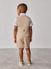 Baker by Ted Baker Shirt Waistcoat and Shorts Set - Image 6 of 9