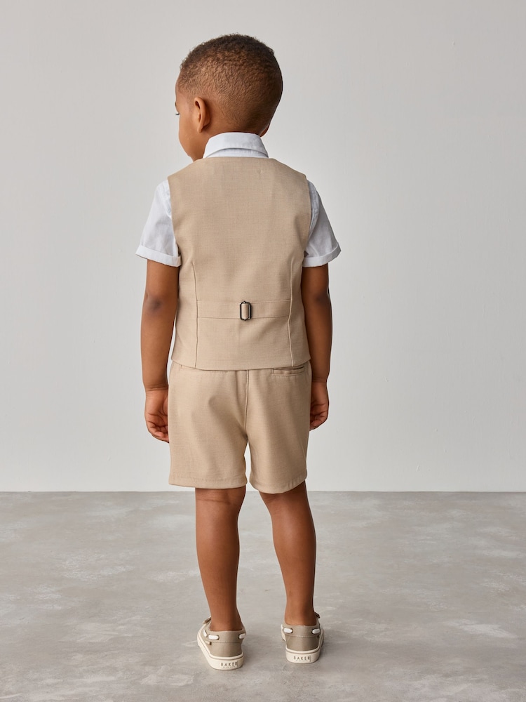 Baker by Ted Baker Shirt Waistcoat and Shorts Set - Image 6 of 9