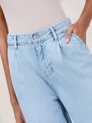 Lipsy Light Weight Tailored Wide Leg Jeans - Изображение 3 из 4