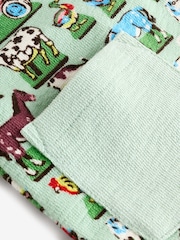 Green Farm Collared 100% Cotton Cath Kidston Romper - Image 5 of 7