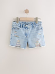 arc-en-ciel - Shorts 100% coton effiloché à bords effilochés (3-16ans) - Image 5 de 8