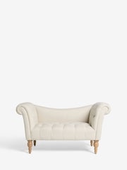 Shabby Chic by Rachel Ashwell® Natural Woven Delilah Loveseat Sofa Accent Chair - Image 6 of 8