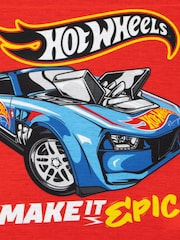 Character Red Hot Wheels Race Car Long Sleeve Pyjamas - Image 3 of 9