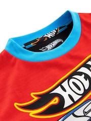 Character Red Hot Wheels Race Car Long Sleeve Pyjamas - Image 4 of 9