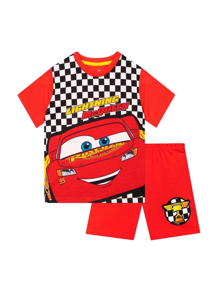 Character Red Disney Cars Short Pyjamas - Image 1 of 8