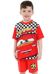 Character Red Disney Cars Short Pyjamas - Image 6 of 8