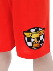 Character Red Disney Cars Short Pyjamas - Image 8 of 8