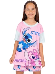 بيجامة قصيرة بتصميم شخصية Lilo And Stitch من Disney - صورة 6 من 7