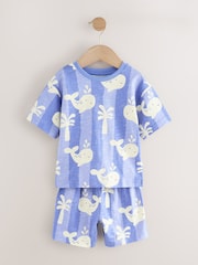 Multi Sea Creature Short Pyjamas 3 Pack (9mths-10yrs) - Image 2 of 12