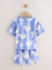 Multi Sea Creature Short Pyjamas 3 Pack (9mths-10yrs) - Image 3 of 12