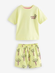 Multi Bright Miami Beach Short Pyjamas 3 Pack (9mths-8yrs) - Image 2 of 9