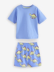 Multi Bright Miami Beach Short Pyjamas 3 Pack (9mths-8yrs) - Image 4 of 9