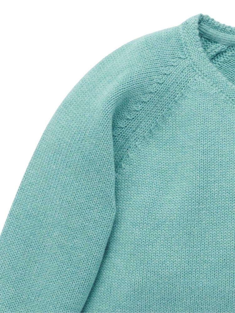 Purebaby Green Floral Detail Cardigan - Image 2 of 4