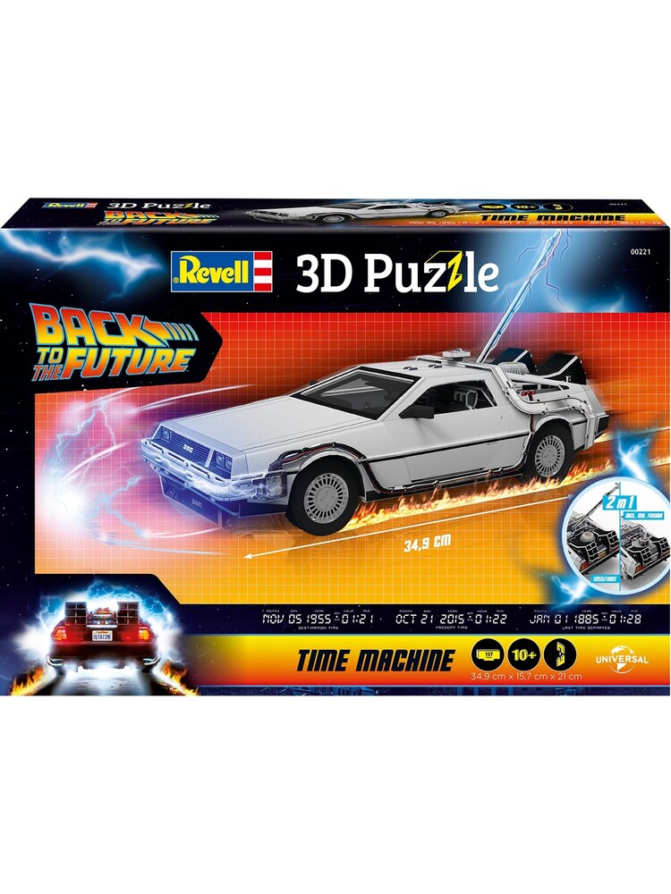 Revell RC Time Machine Back to the Future 3D Puzzle - Image 4 of 4