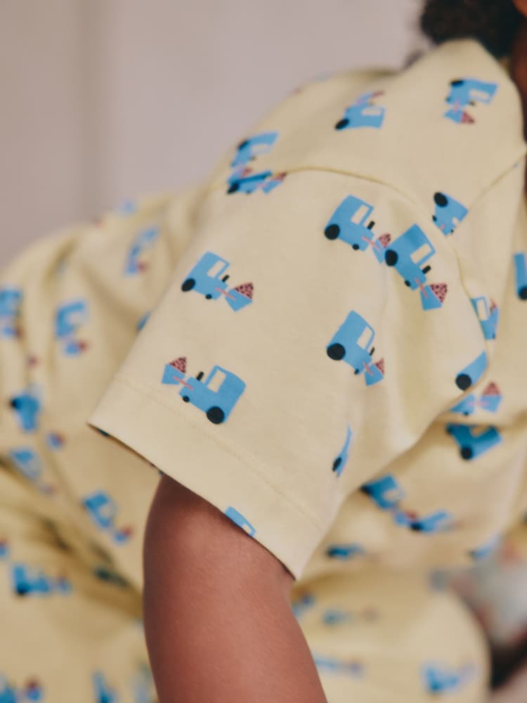 Multi Bright Transport Short Pyjamas 3 Pack (9mths-8yrs) - Image 4 of 6