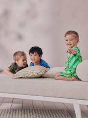 Blue/ Green/ Grey Surf van Short Pyjamas 3 Pack (9mths-8yrs) - Image 3 of 7
