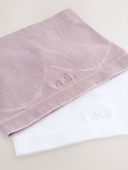 self. Mauve Seamfree Bandeau Bra - Image 10 of 10