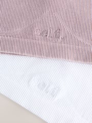 self. Mauve Seamfree Bandeau Bra - Image 9 of 10
