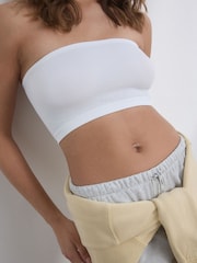 self. White Seamfree Bandeau Bra - Image 4 of 5