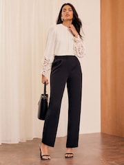 Pantalons Love & Roses Coupe droite coupe droite - Image 3 de 4