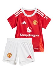 adidas Red Baby Manchester United Home Kit Shirt 2024-25 - Image 2 of 3