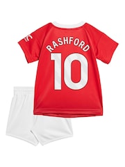 adidas Red Baby Manchester United Home Kit Shirt 2024-25 - Image 3 of 3