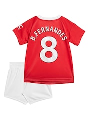 adidas Red Baby Manchester United Home Kit Shirt 2024-25 - Image 3 of 3