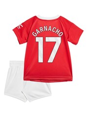 adidas Red Baby Manchester United Home Kit Shirt 2024-25 - Image 3 of 3