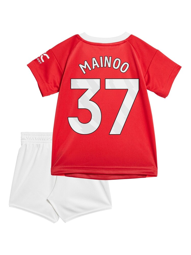 adidas Red Baby Manchester United Home Football Kit 2024-25 - Image 3 of 3