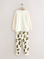 Green/Ecru 3 Pack Relaxed Fit Pyjamas (9mths-10yrs) - Image 10 of 13