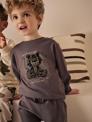 Green/Ecru 3 Pack Relaxed Fit Pyjamas (9mths-10yrs) - Image 5 of 13