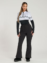 South Beach Black Ski Flared Trousers - Image 1 of 6