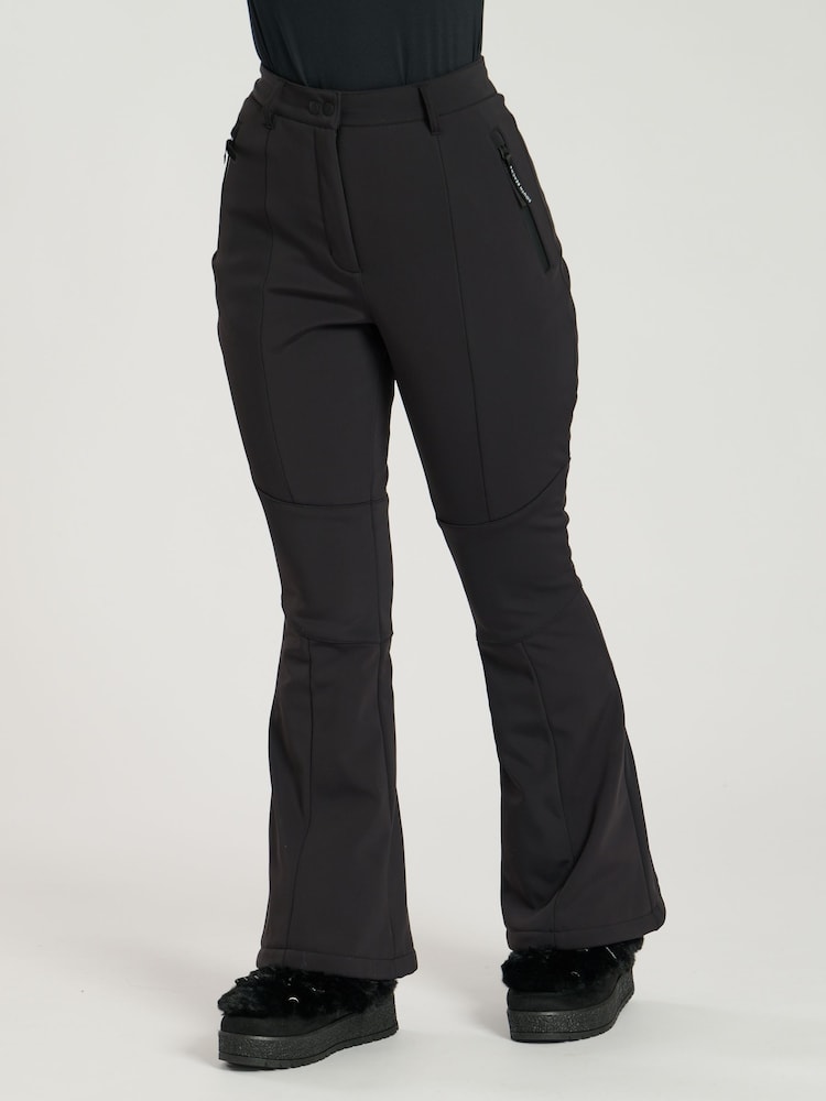 South Beach Black Ski Flared Trousers - Image 5 of 6