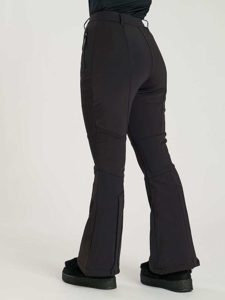 South Beach Black Ski Flared Trousers - Image 6 of 6