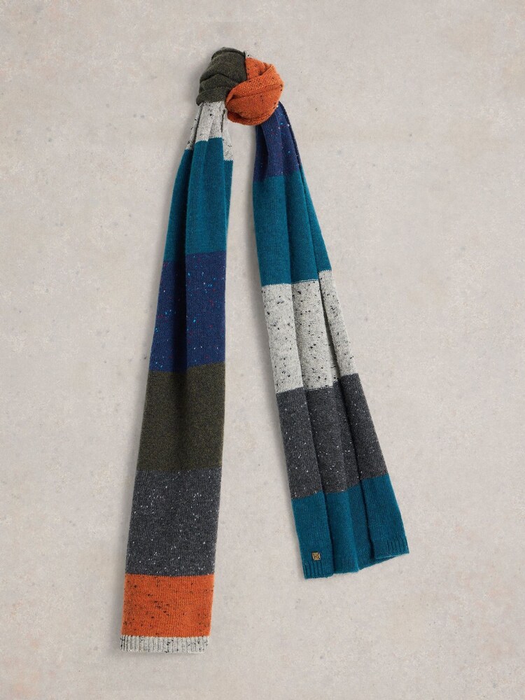 White Stuff Grey Albie Knit Scarf - Image 1 of 3
