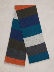 White Stuff Grey Albie Knit Scarf - Image 2 of 3