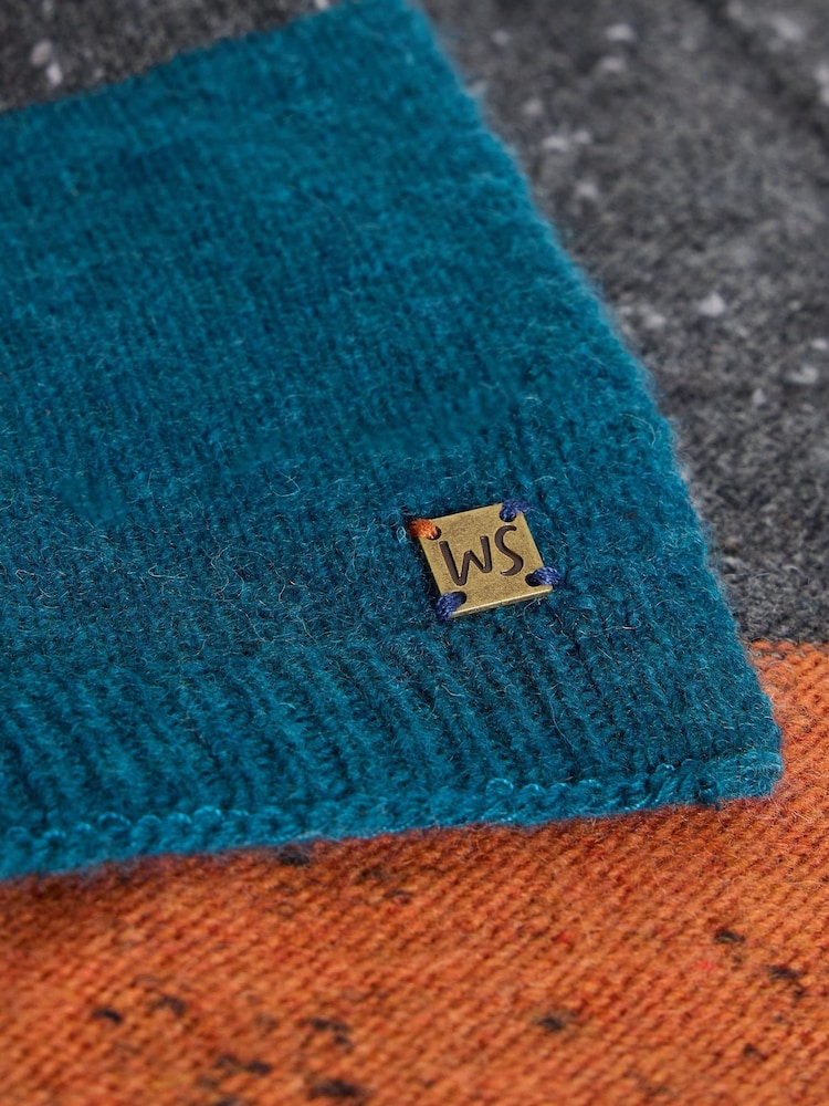 White Stuff Grey Albie Knit Scarf - Image 3 of 3